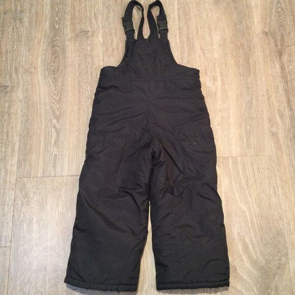 London Fog Black Kids Snow Pants Size Medium 5-6 - Picture 3 of 3